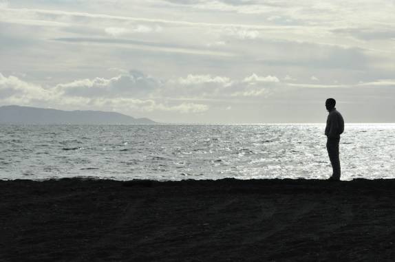 Delicioso entardecer em praia de Homer, na Península do Kenai, no sul do Alaska